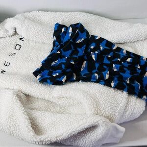 Crazy‎ 8 Sweatshirt and pajamas bottoms